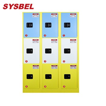 Sysbel西斯貝爾分區(qū)域存儲(chǔ)九門(mén)化學(xué)品安全柜WA033050